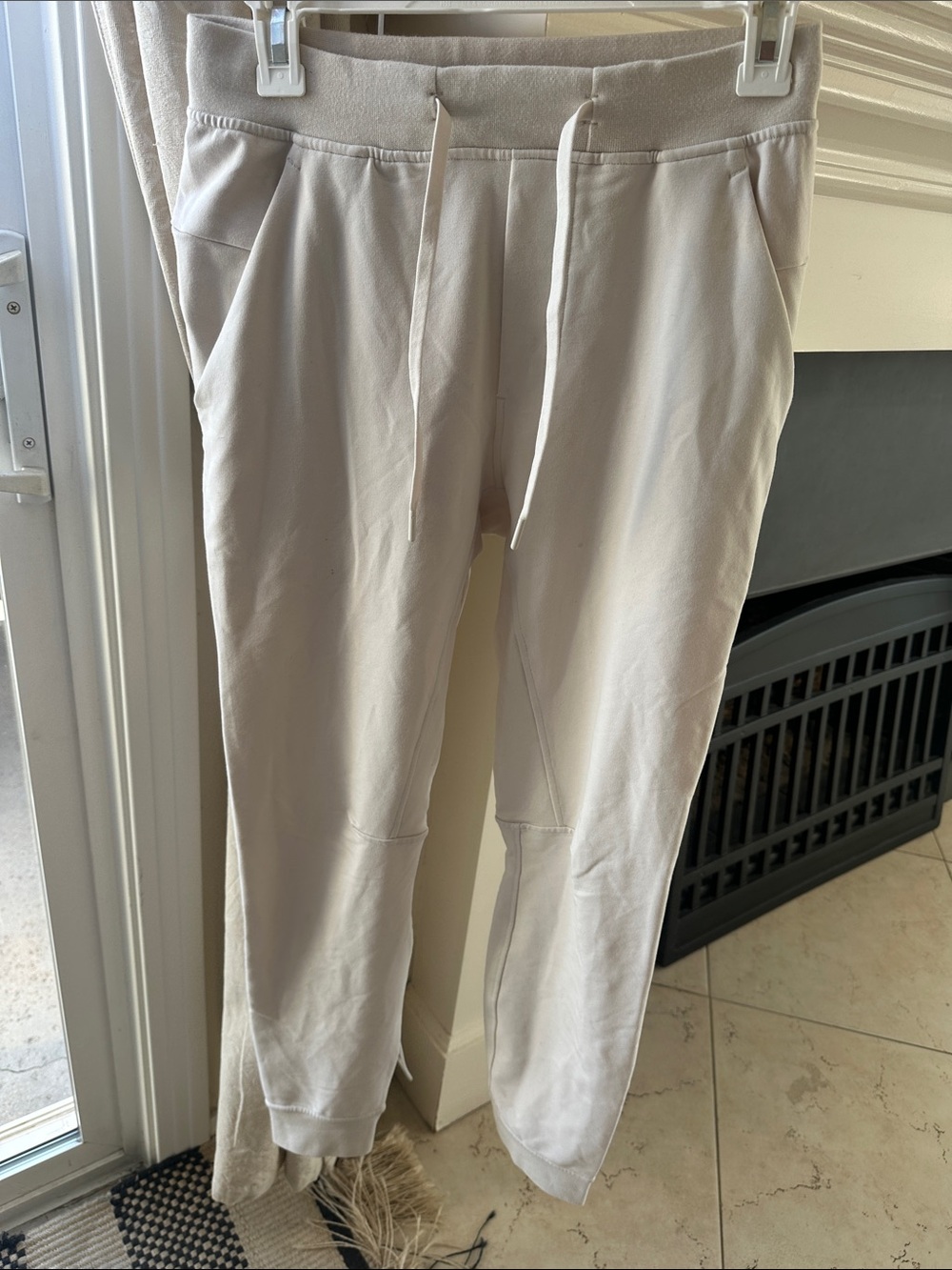 lululemon athletica Men's Light Beige Drawstring Joggers